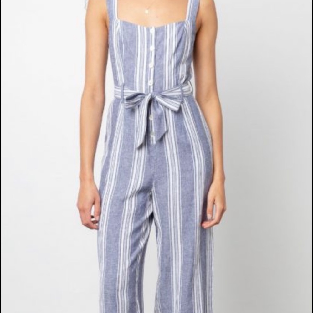 Rails linen blend jumpsuit